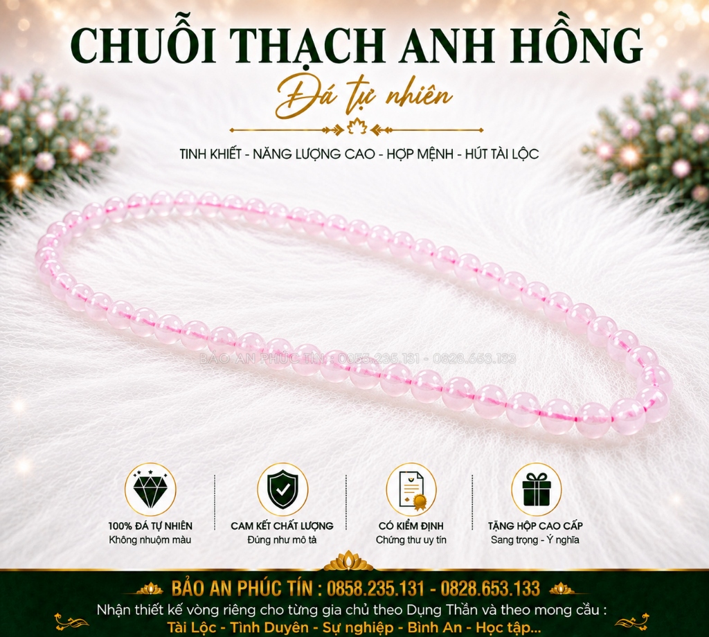 Chuỗi Thạch Anh Hồng